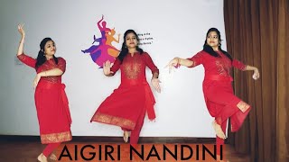 AIGIRI NANDINI  DURGA POOJA DANCE  NAVRATRI DANCE EASY DANCE STEPS  PRIYA LOVE TO DANCE [upl. by Judenberg]