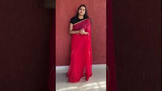 One T shirt with 5sarees sareestyling [upl. by Lyda946]