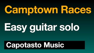 Easy GUITAR songs for beginners  CAMPTOWN RACES  Guitar tabs [upl. by Puttergill]