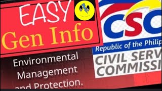 CSC Exam General Information  Environmental Management and Protection  video 6 [upl. by Dedric333]