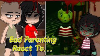 Bad Parenting React To Future bad parenting Gacha Club Full Video [upl. by Sudoeht]