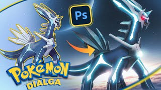 Photoshoping a Pokemon in reality  Dialga  Pokemon  photoshop [upl. by Nahshon940]