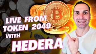 Live From Token 2049 with HEDERA  New Hot updates  Crypto Phil [upl. by Zins]