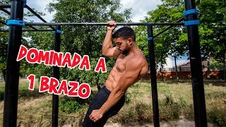 COMO HACER DOMINADAS A UN BRAZO  TÉCNICA  ENTRENAMIENTO [upl. by Howlyn194]