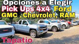 Opciones 4x4 Pick ups Ford Gmc Chevrolet Ram Tianguis de autos usados el tapatio autos de mexico [upl. by Eelarol]