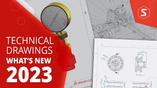 2D Technical Drawings  Whats New in SOLIDWORKS 2023 [upl. by Alethea]