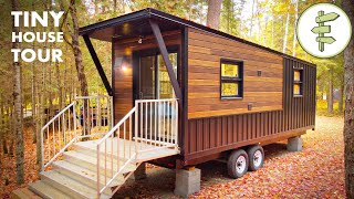 You Wont Believe How Much Fits in this Clever amp Compact Tiny House — FULL TOUR [upl. by Cutlip]