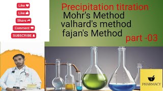 precipitation titration mahrs method valhards method fajans Method part 03 [upl. by Aidnyl449]