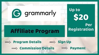 Grammarly Affiliate Program 2024  Earn Money from grammarlycom [upl. by Ilsa726]