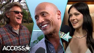 Celebrity Thanksgiving Traditions The Rock Kurt Russell Nicola Peltz amp More [upl. by Lednor32]