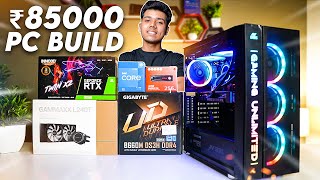 Rs 85K GamingEditing PC Build  Intel i512400F  RTX 3050 [upl. by Steffen901]