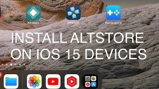 How to install Altstore on IOS 15 [upl. by Hibbitts789]