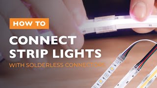 How To Connect Strip Lights [upl. by Denna928]