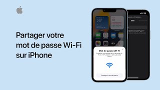 Partager votre mot de passe WiFi sur iPhone  Assistance Apple [upl. by Myrt331]