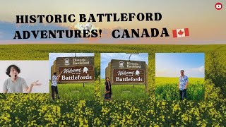 Epic day in Battleford  discovering scenic Mustard Fields yxe travel fairymeadows nature 🇨🇦 [upl. by Eugenides246]