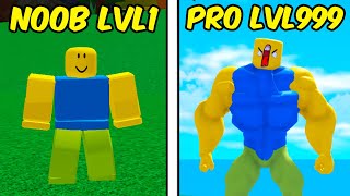 Becoming The Biggest Noob in Roblox Mega Noob Simulator 2 [upl. by Zoes]