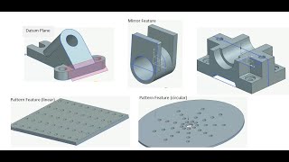 Datum Plane Mirror Pattern Feature in NX [upl. by Friday]