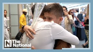 Watch The moment separated Afghan twins see each other for first time [upl. by Ayhdnas]