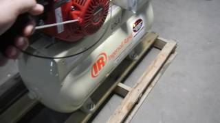 Ingersoll Rand 30 Gallon Horizontal Compressor 463 [upl. by Nnaeirual]