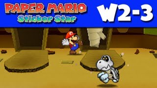 Paper Mario Sticker Star  Gameplay Walkthrough World 23  Sandshifter Ruins Nintendo 3DS [upl. by Waller579]