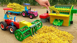 Top diy tractor making mini Rice Harvester Machine  diy Planting amp Harvesting Rice Fields  HP Mini [upl. by Crowns226]