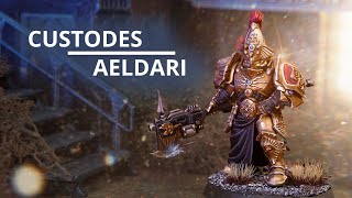 Custodes vs Aeldari  NEW Balance Dataslate  A 10th Edition Warhammer 40k Battle Report [upl. by Francine512]