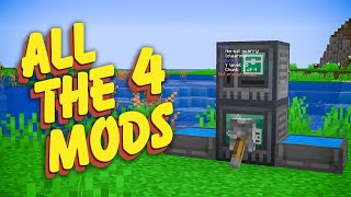 All The Mods 4 Modpack Ep 9 RFTools Quarry [upl. by Anauqahc]