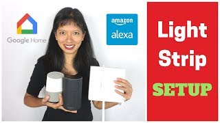 How to Setup YeeLight LightStrip with Alexa and Google Home [upl. by Ameg]