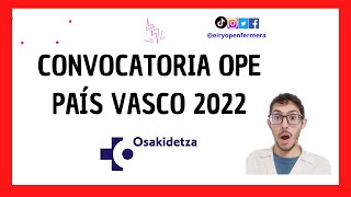 OPE OSAKIDETZA PAÍS VASCO [upl. by Alenson]