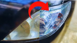 Clean Your Headlights At Home [upl. by Oliy]