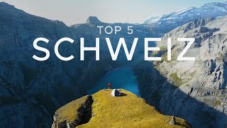 Schweiz Urlaub TOP 5 mit Sehenswürdigkeiten amp Geheimtipps [upl. by Ladnar]