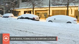 Cleaning up and digging out after Northeast Ohios first snowstorm of 2022 [upl. by Adien]