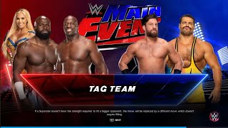 Titus Worldwide vs The Vaudevillains Main Event WWE 2K23 [upl. by Groark]