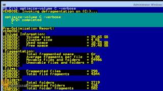 Windows Server 2012  Defrag Drives Using PowerShell [upl. by Settle404]