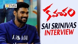 Bellamkonda Sai Srinivas Exclusive Interview about Kavacham Movie  Kajal Agarwal  Filmyfocuscom [upl. by Weibel]