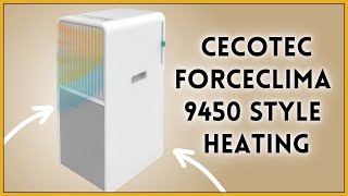 Cecotec ForceClima 9450 Style Heating Aire Acondicionado Portátil  Mando y Bomba de Calor 9000 BTU [upl. by Ydoow425]