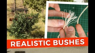 Modelling realistic bushes  model scenery tutorial 2 [upl. by Muna]