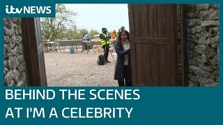 Im A Celebrity 2021 Behind the scenes on set at Gwrych Castle  ITV News [upl. by Laumas760]