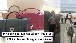 Proenza Schouler PS1 amp PS1 bags review [upl. by Bonnice]