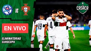 🚨 ESLOVAQUIA vs PORTUGAL EN VIVO 🔥 JUEGA CRISTIANO RONALDO  ELIMINATORIAS rumbo a la EURO 2024 [upl. by Schild622]