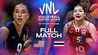 🇺🇸 USA vs 🇹🇭 Thailand  2024 VNL  Full Match Women [upl. by Keene]