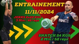 Kettlebell Sport Entrainement du coach 9 novembre 2024 [upl. by Adlecirg499]