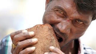 Man Addicted To Eating Bricks Mud and Gravel [upl. by Tonye]