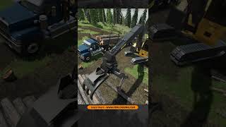 fdrlogging farmingsimulator22 excavator logging forestry simulation tree gaming logginglife [upl. by Selij148]