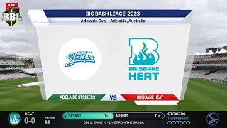 🔴 Live Adelaide Strikers Vs Brisbane Heat  Match 3  STR vs HEA Live  Big Bash League 2023 [upl. by Einnil750]