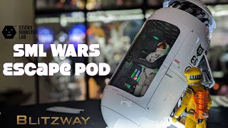 Sticky Monster Lab Blitzway SML WARS SS 002 ESCAPE POD Full set version Review Unboxing Danoby2 [upl. by Elleimac]