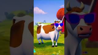 COW DANCE  A Fun Farm Adventure shorts [upl. by Nnylatsyrk]