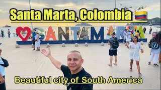 Explore beautiful city of Santa Marta Colombia  Comobia travel vlogs  My travel destinations [upl. by Adnovoj700]