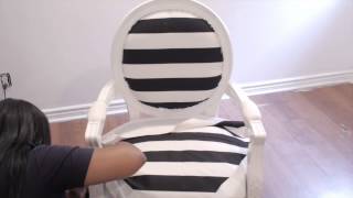 How to upholster a chair  Beginner Level [upl. by Hoashis]