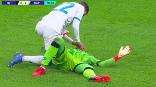 Ospina amp Dzeko INJURY incident  Inter Milan Vs Napoli 🚨 [upl. by Vina]